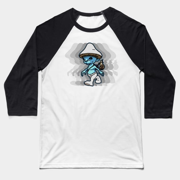 We live we love we lie smurf cat meme v3 Baseball T-Shirt by YoAvrgVinc